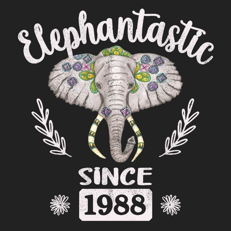 Elephantastic since 1988, Elephant Head Decorated