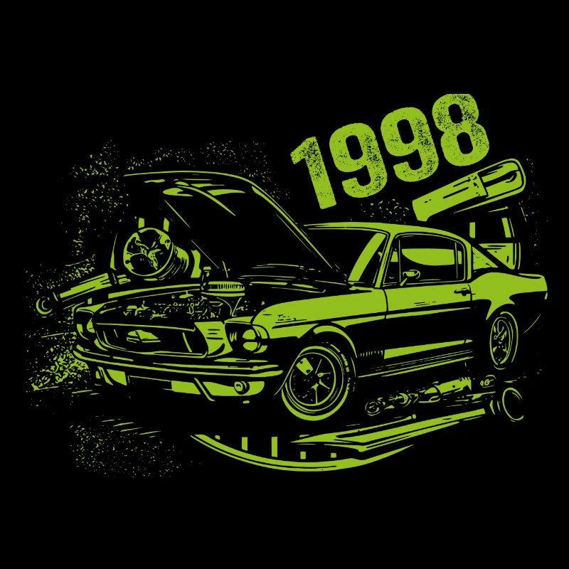 1998 Geburtstag Oldtimer Modell 1998 Vintage 1998