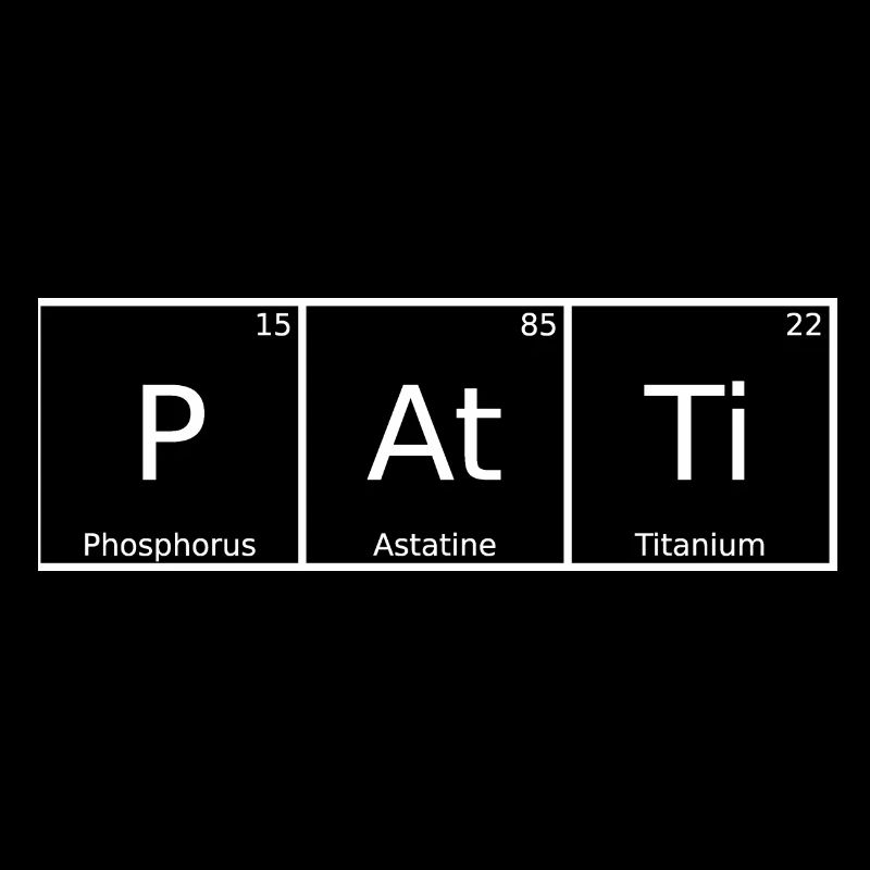 Patti Name First Name Chemistry Periodic Table Elements