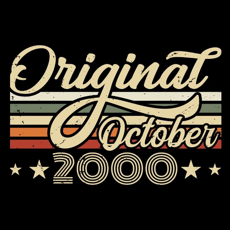 October 2000 Birthday in October - October 2000