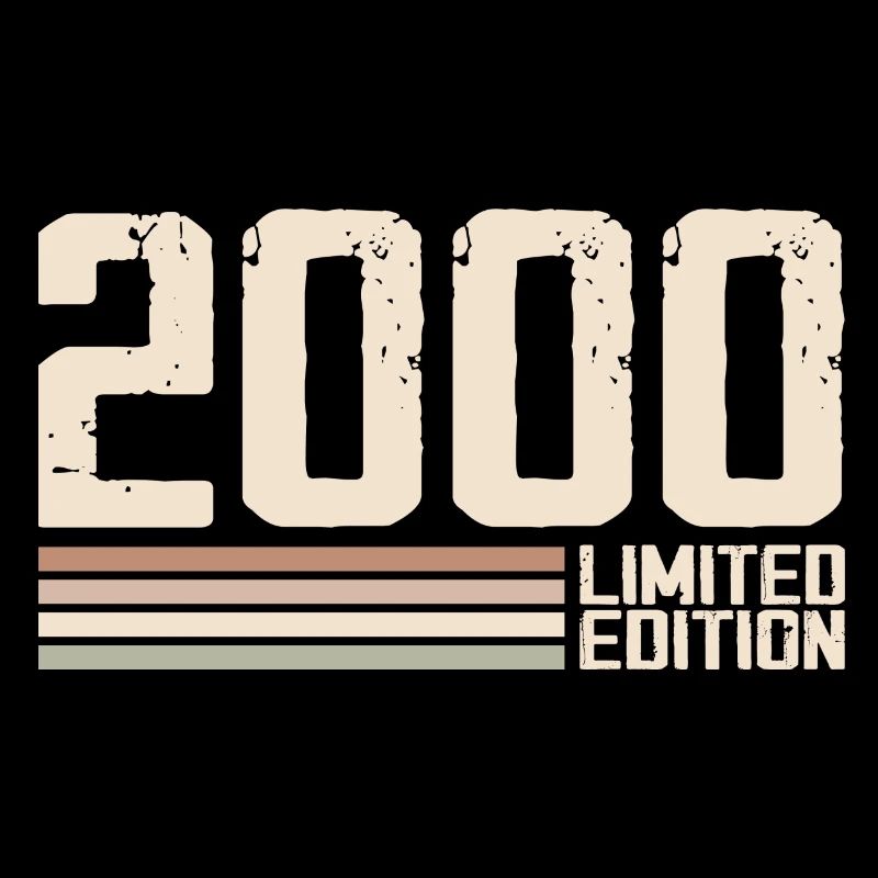 2000 Millésime 2000 Anniversaire 2000 Rétro 2000