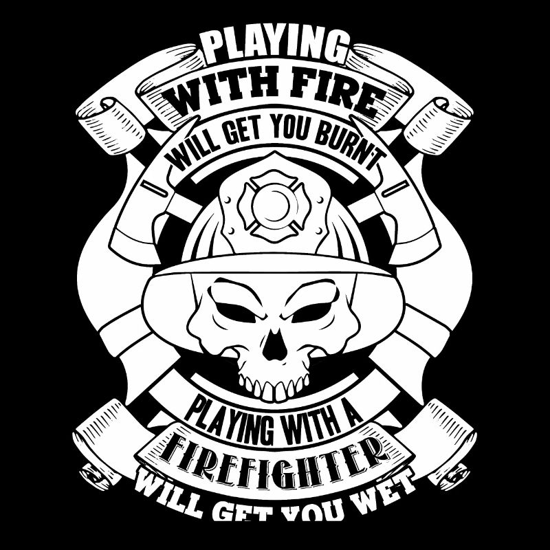 Firefighter Playing With A Firefighter