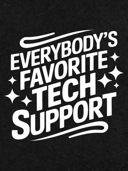 Technischer Support Computerfreak Nerd