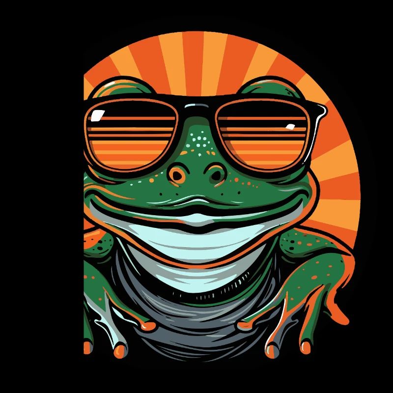 Frog Cool Summer