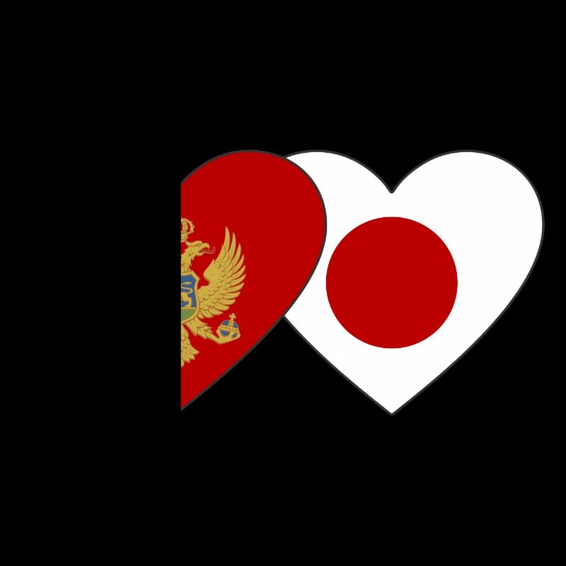 Monténégro Drapeau du Japon