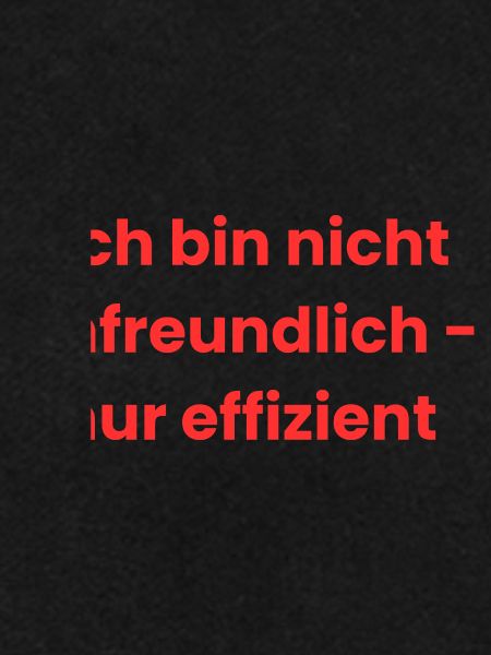 Unfreundlich-effizient