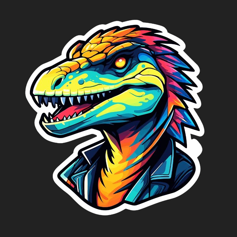 Velociraptor Dinosaur Drawing