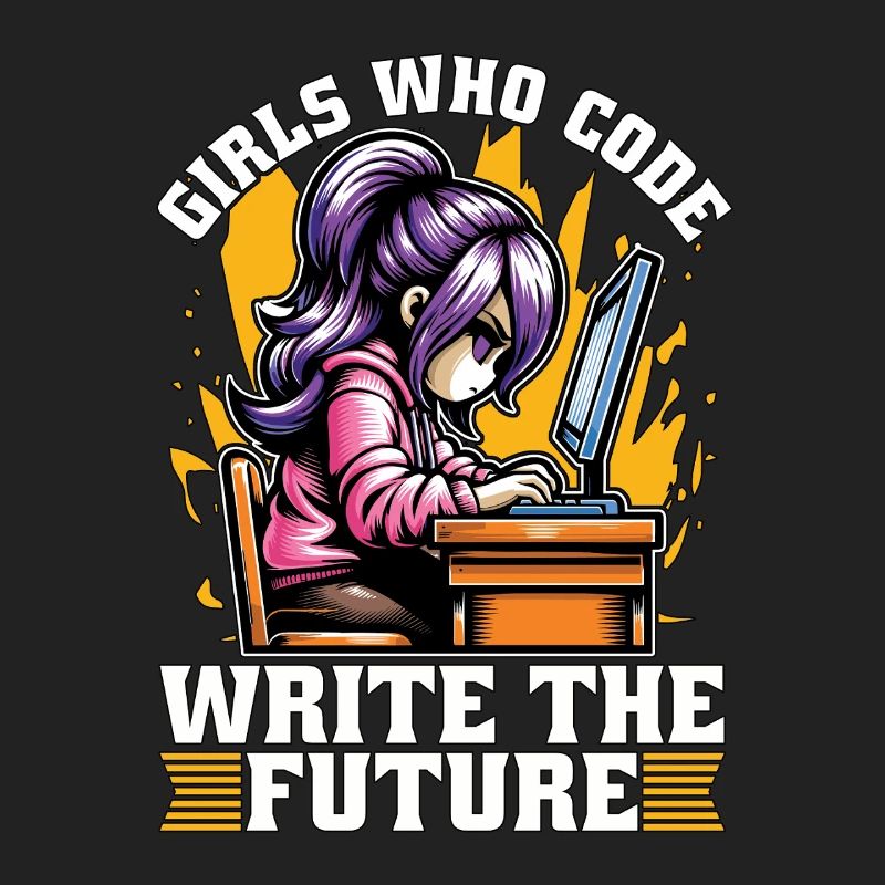 Coder Girls Who Code Write The Future Developer