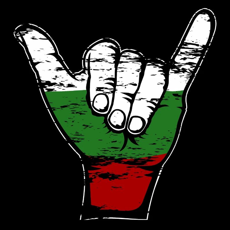 Drapeau de la Bulgarie Symbole de surf utilisé