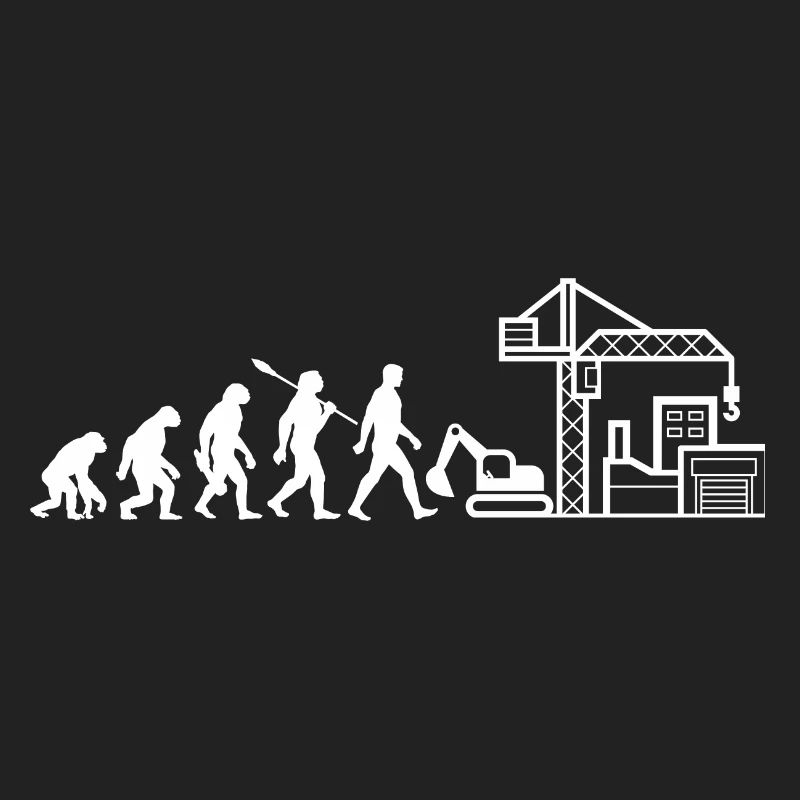 Evolution - Chantier de construction - Ouvrier de la construction