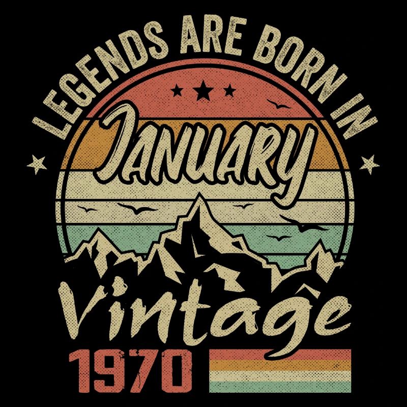 Les Légendes Sont Nées En Janvier 1970 - 1970