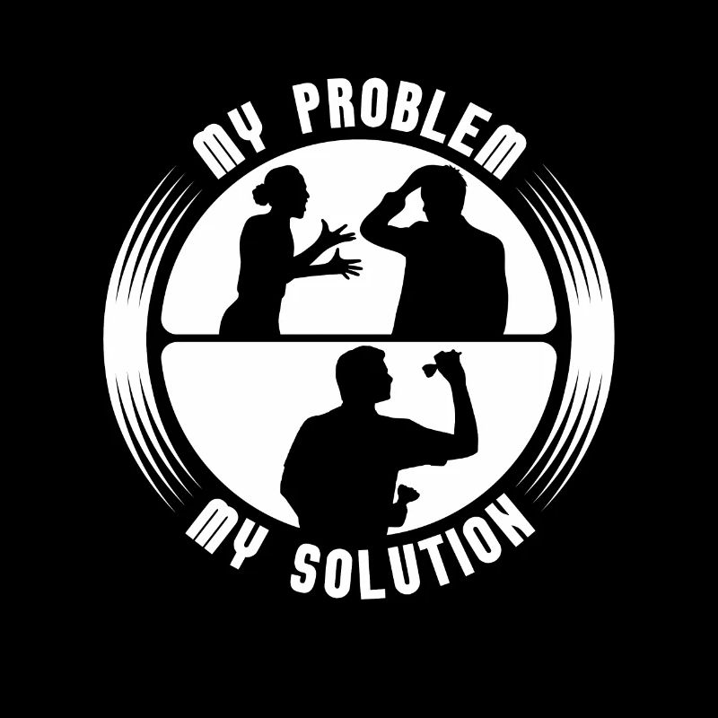 Dart Player My Problem My Solution Pictogram Dad