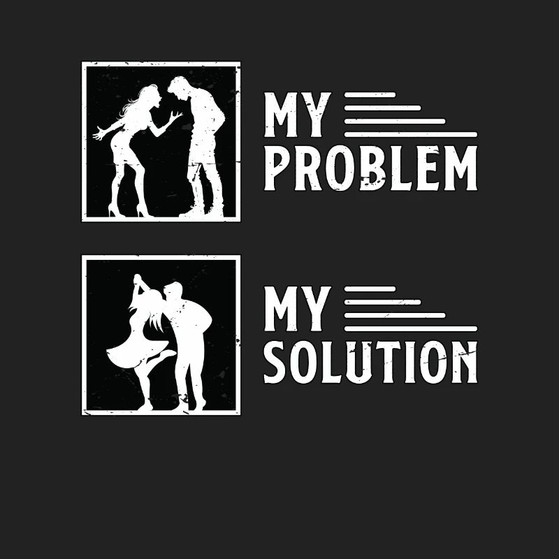 Swing Dancer My Problem My Solution Pictogram Dad