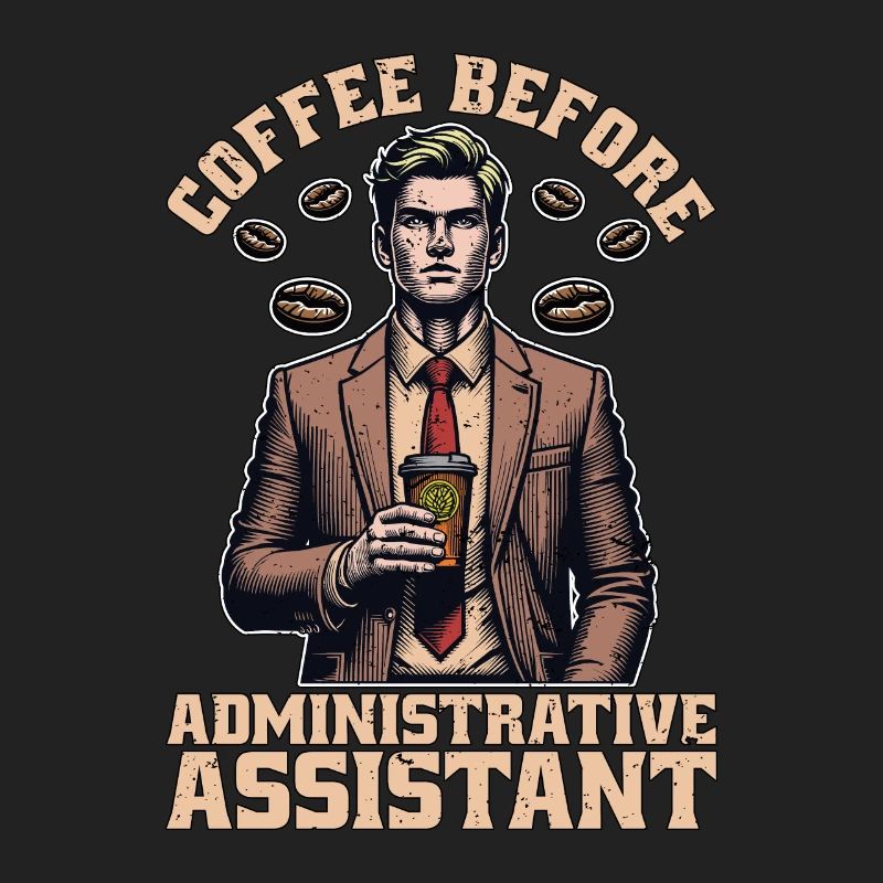 Admin Assistant Coffee Office Worker Coffee Lover