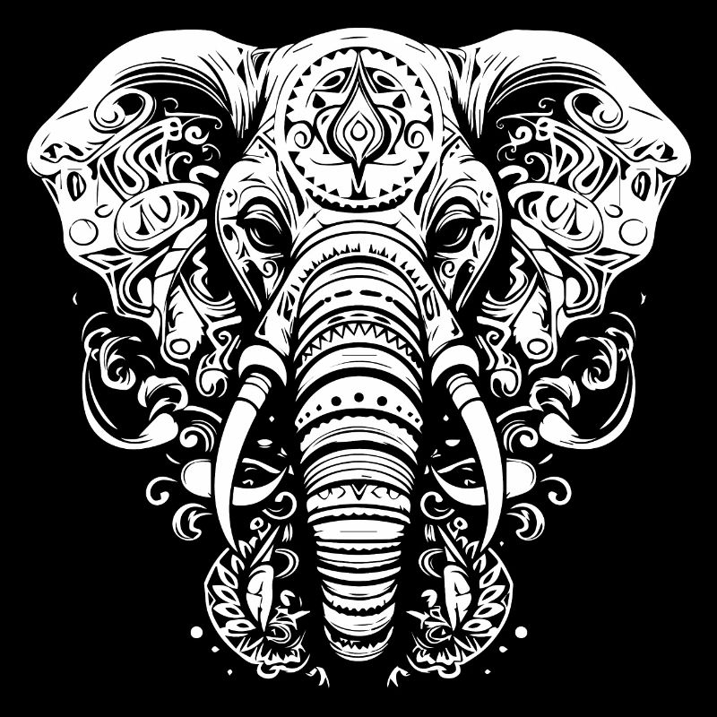 Mandala éléphant