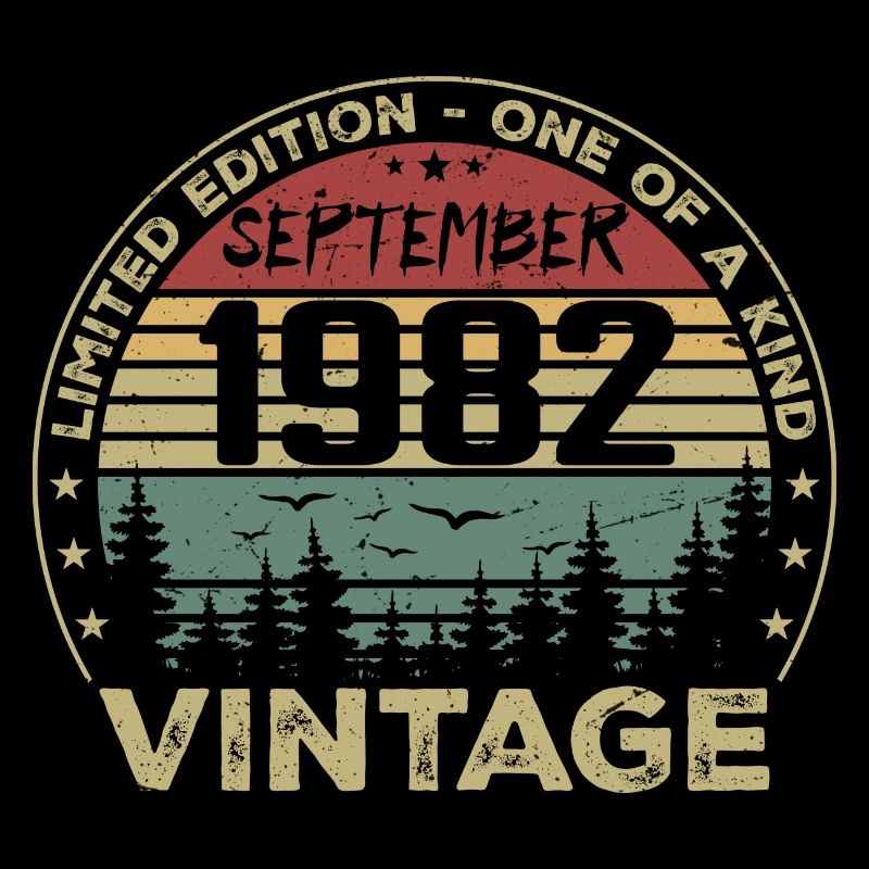 September 1982 Vintage Geburtstagsgeschenk 1982