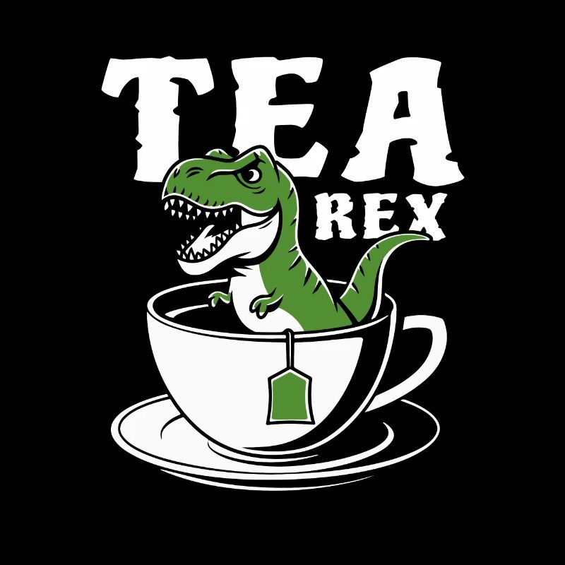 Tea Rex - Un T-Rex dans le T-Rex - Jeu de Mots