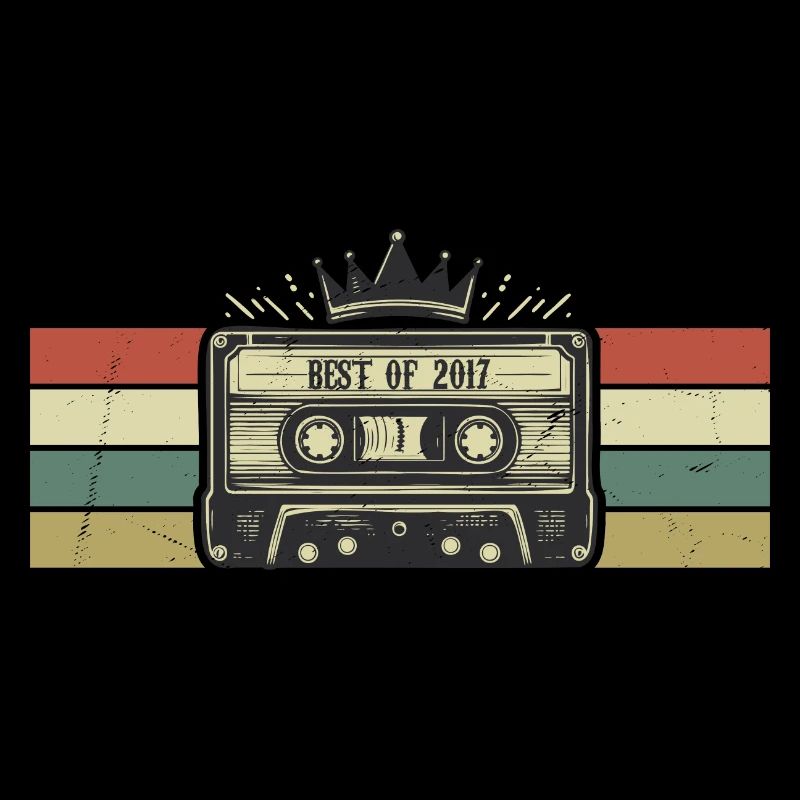 Cassette 2017 - Born In 2017 Birthday Gift