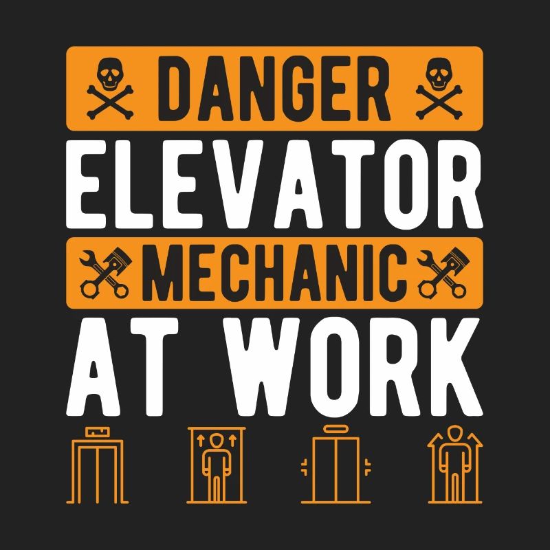 Funny Elevator Inspector Danger Elevator Mechanic