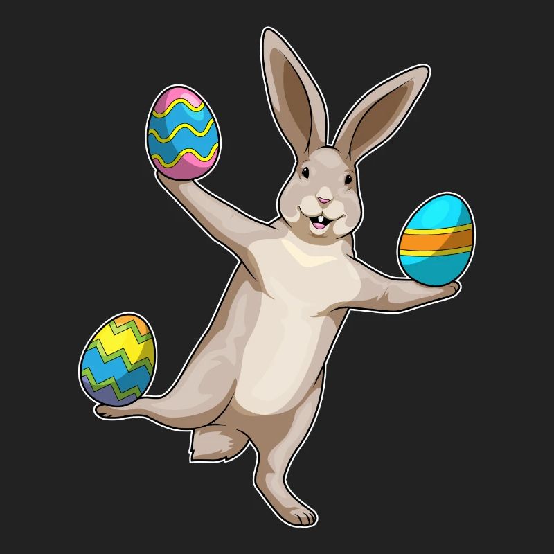 Bunny Easter Easter Eggs Dance