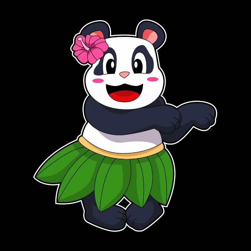Panda dancing ballet