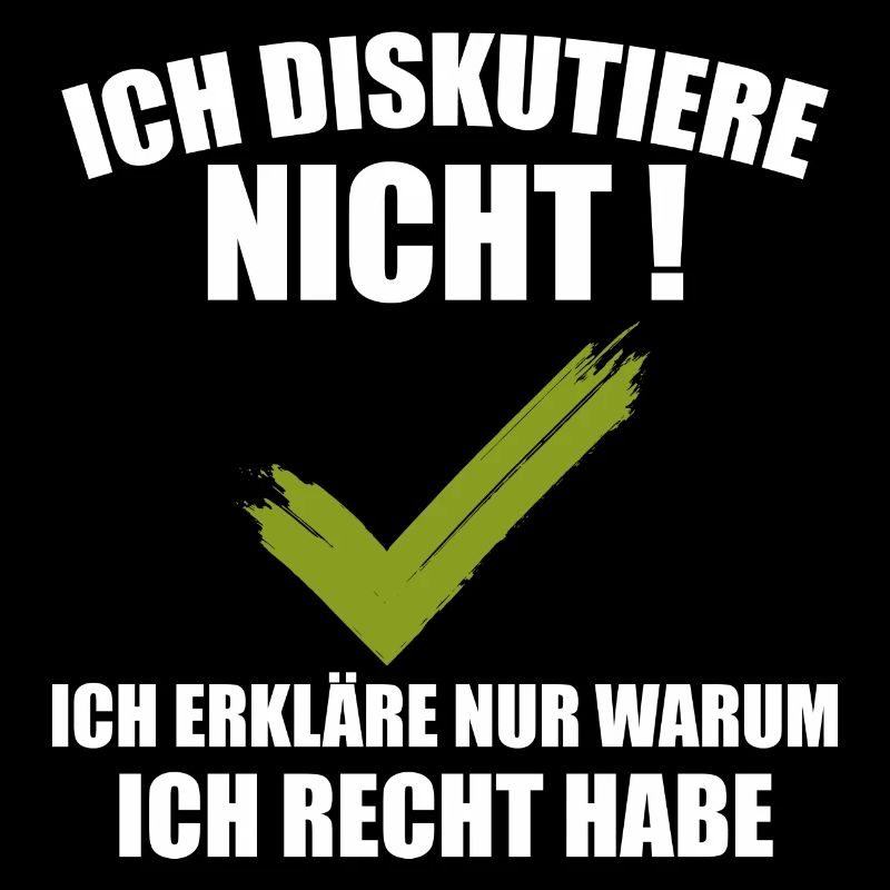 Ich Diskutiere Nicht