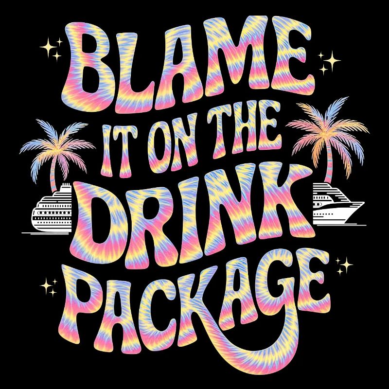 Humor Drinks Cruise Vacation