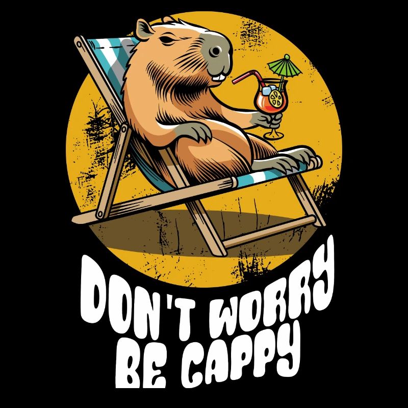 Don't worry be Cappy - Capybara - Holiday