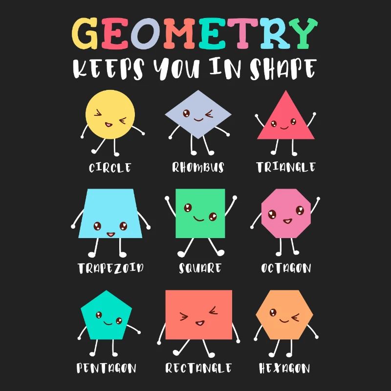 Geometry Keeps You in Shape – School Math Humor