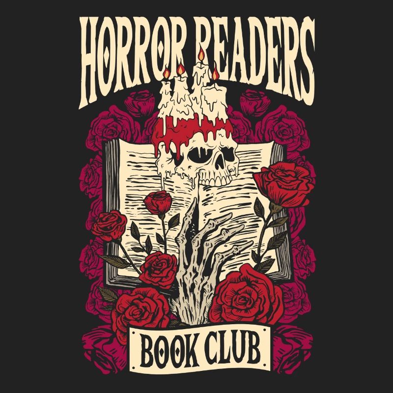 Bookworm Novel Reader Horror Reading Book Club