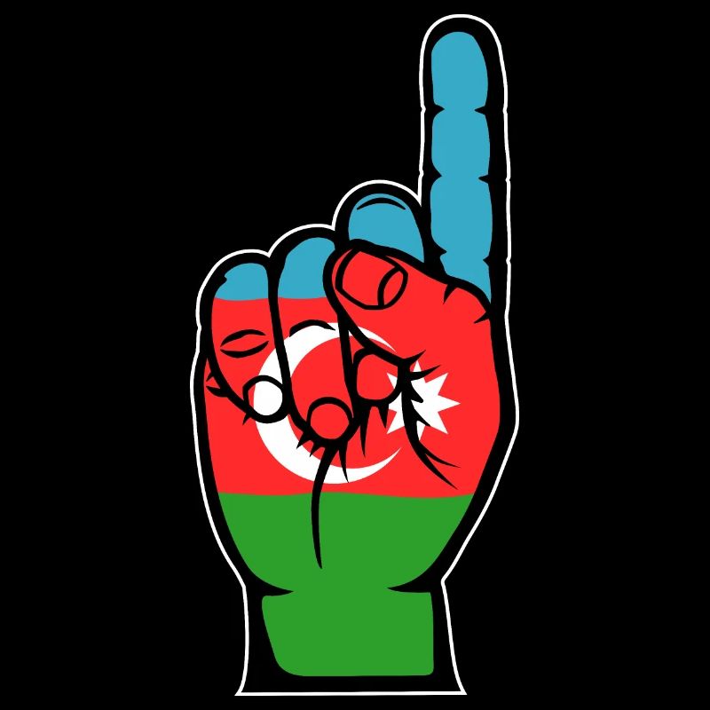 Drapeau de l’Azerbaïdjan numéro 1