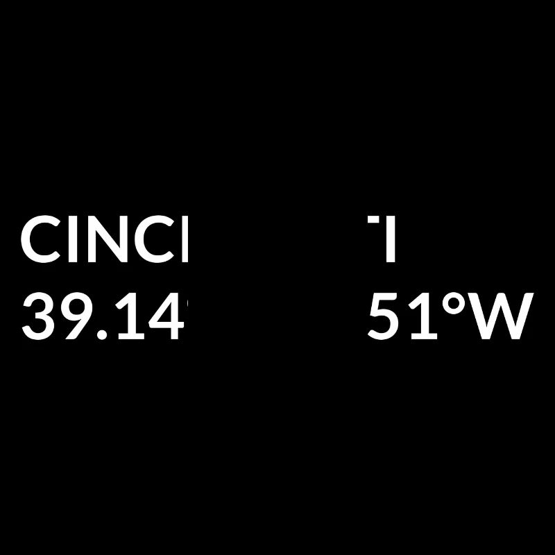 Cincinnati, Ohio, USA Coordinates