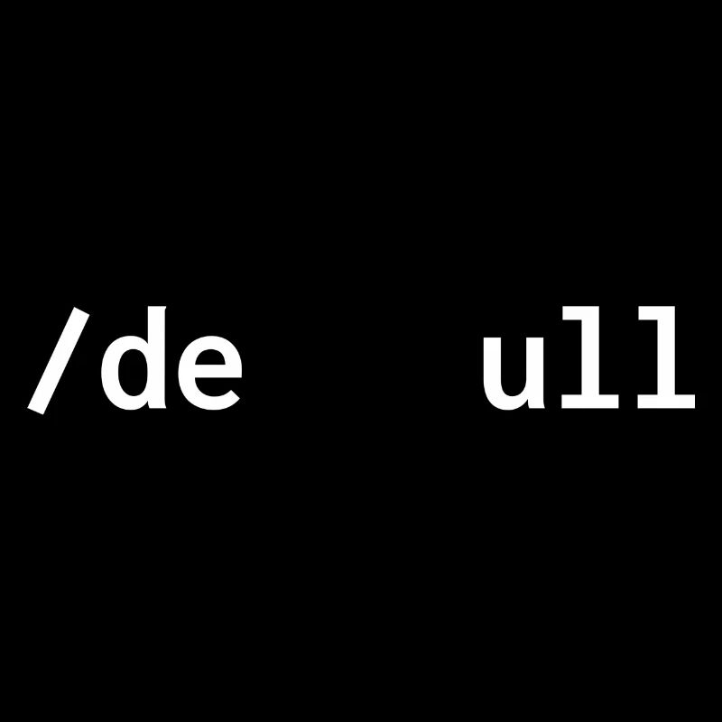 Dev null Webentwickler Humor lustig
