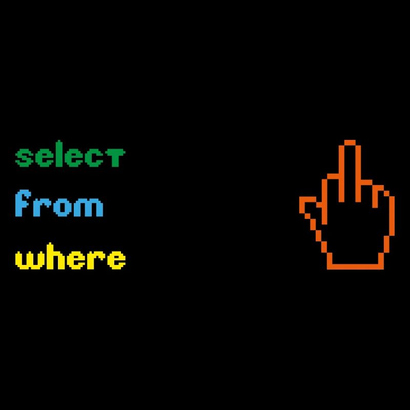 Funny SQL Query: 8-Bit Middle Finger for Geeks