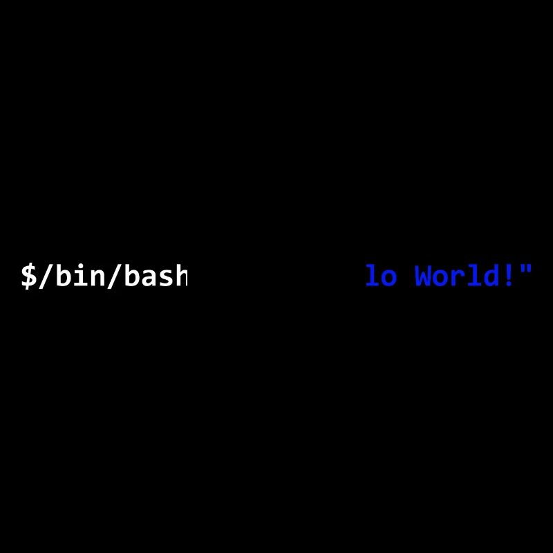 Hello World! Bash