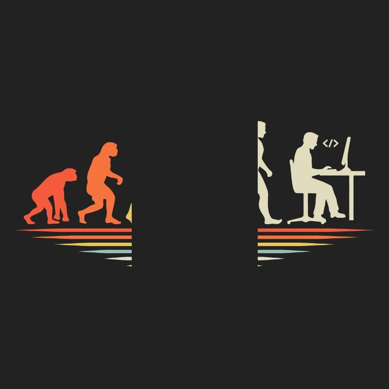 Coffee Coding Evolution Coder Developer Nerd Coffe