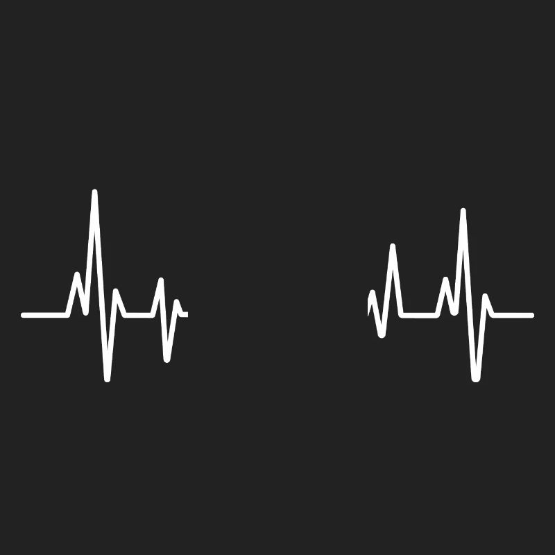 Kaffee-Codierung Heartbeat Coder Entwickler Nerd Coffe