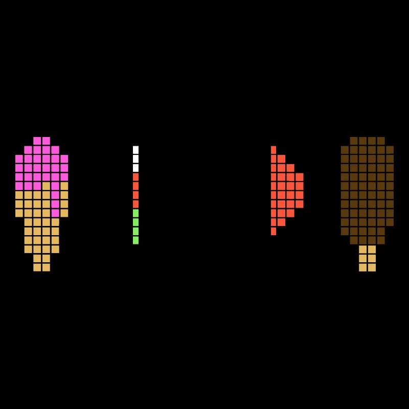 Pixel Eis - Retro Eiscreme