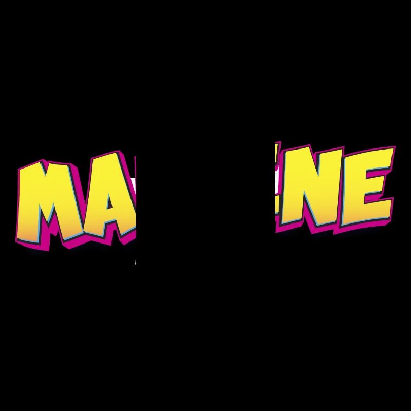 Marlene benutzerdefinierter Name Comic-Stil Pop-Art,