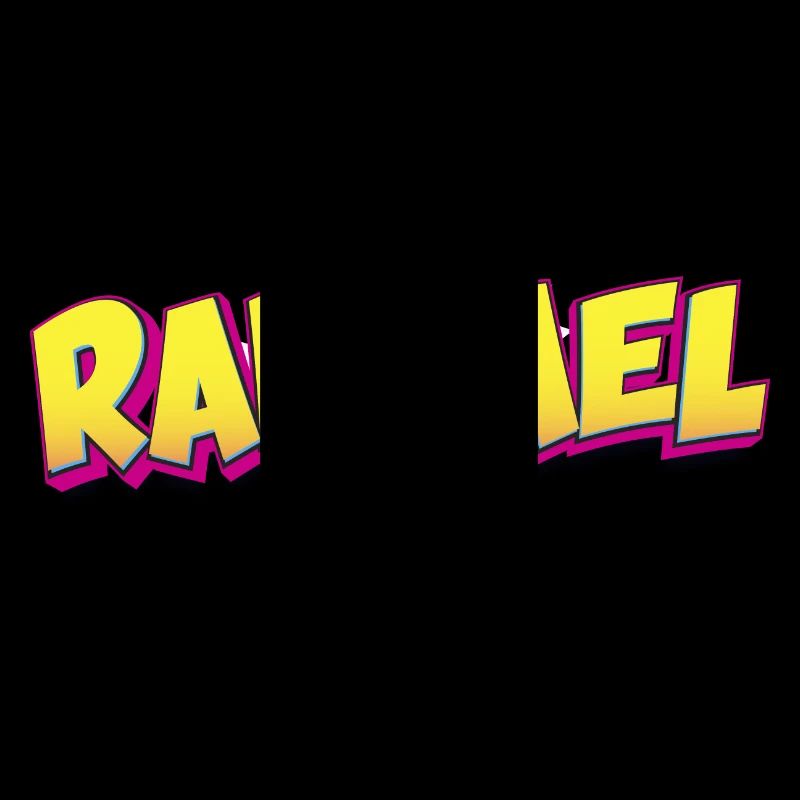 Raphael Custom Name Comic Book Style Pop Art,