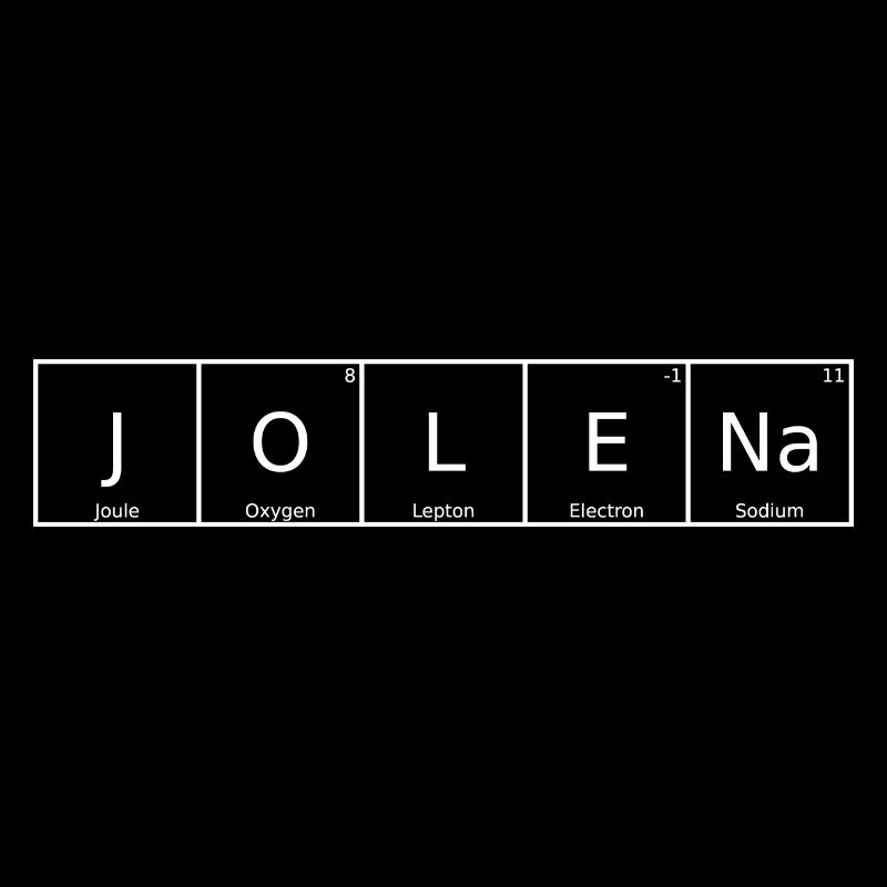 Jolena Name First Name Chemistry Periodic Table Elements