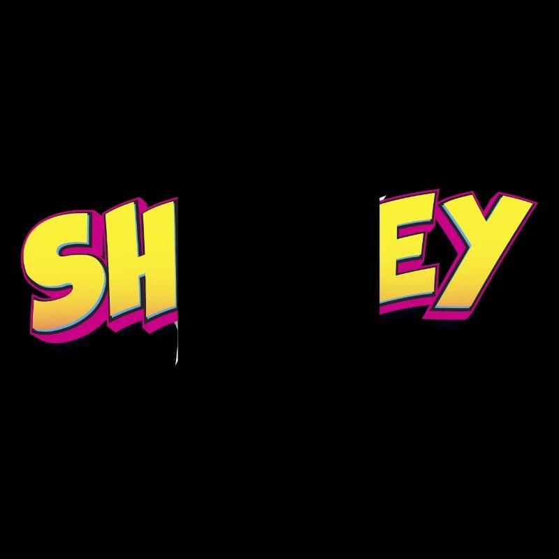 Shirley Custom Name Comic Book Style Pop Art,