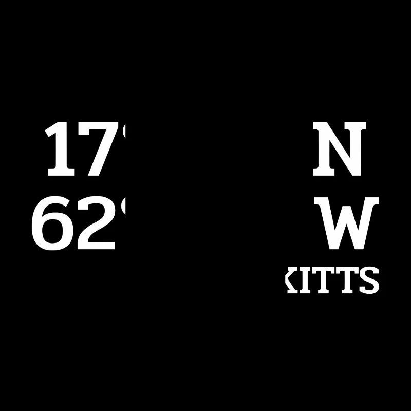 Saint Kitts Coordinates - Coordinates - Caribbean