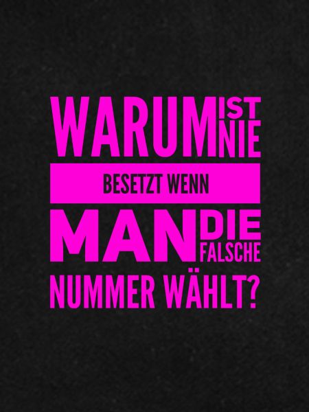 die falsche Nummer wählen
