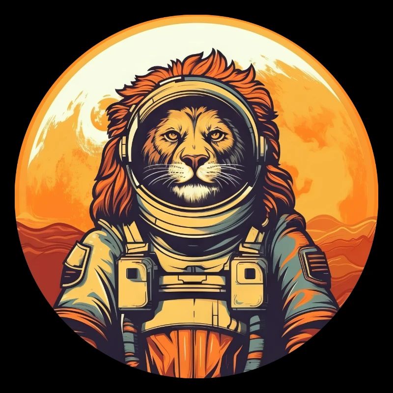 Lion dans l’espace