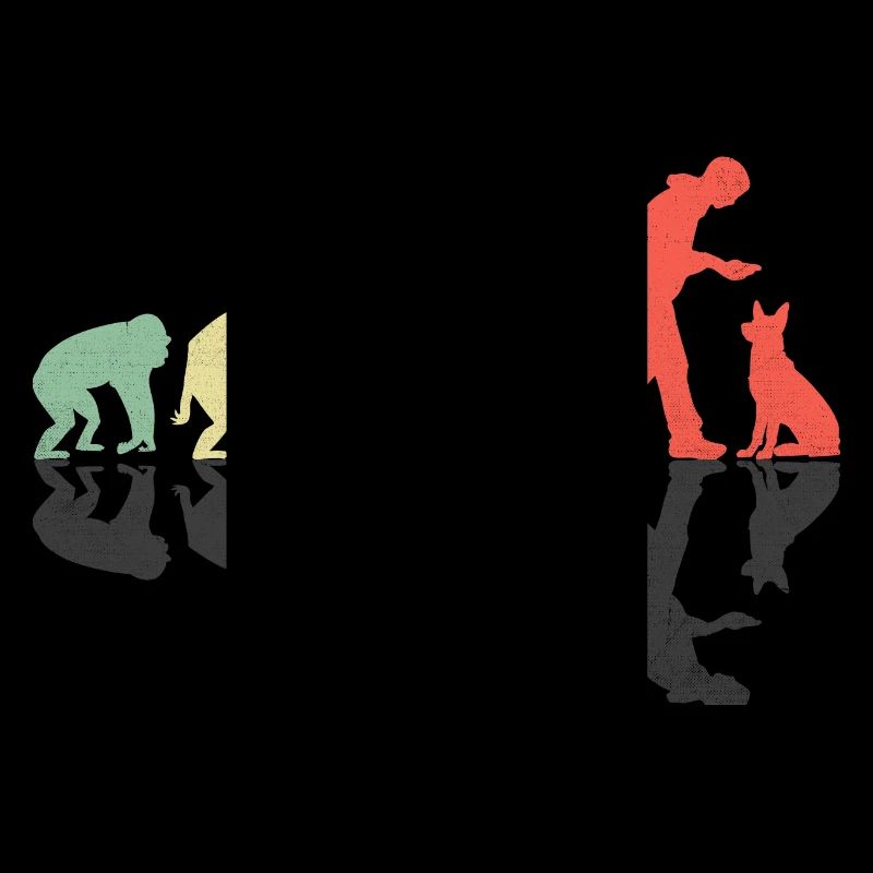 Retro Evolution German Shepherd GSD Dog Lover
