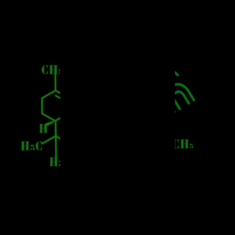 Structure moléculaire du THC