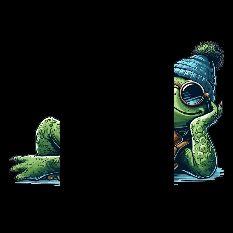 Chill Toad Turtle Cool Chill Gift