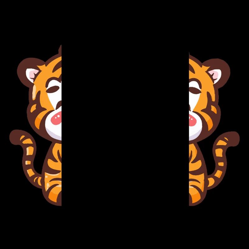 Tiger Comic Paar Liebe