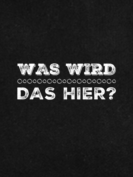 wohin wird das führen